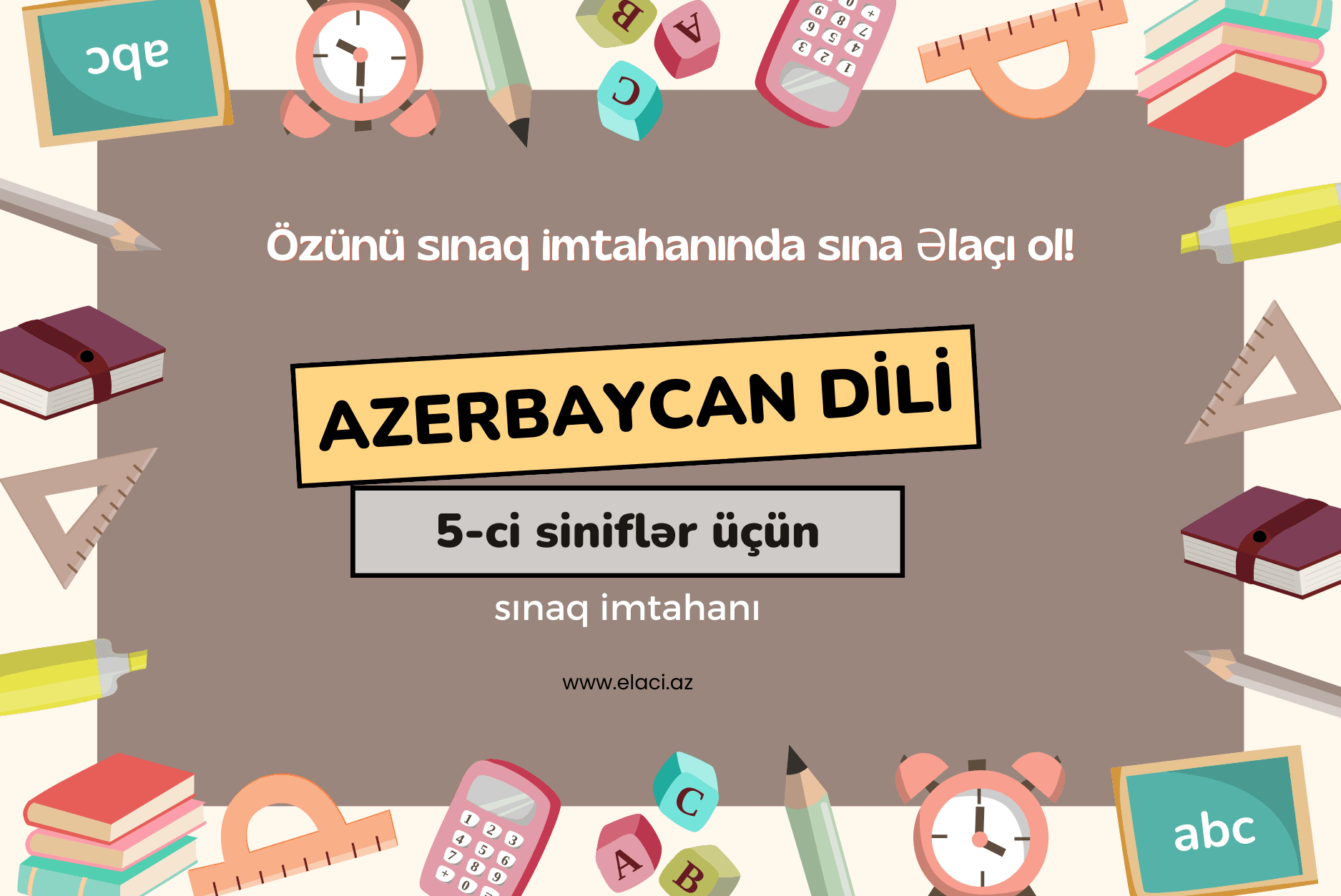 5-ci sinif Azerbaycan dili