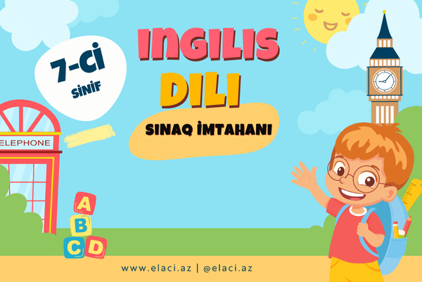 7-ci sinif İngilis dili
