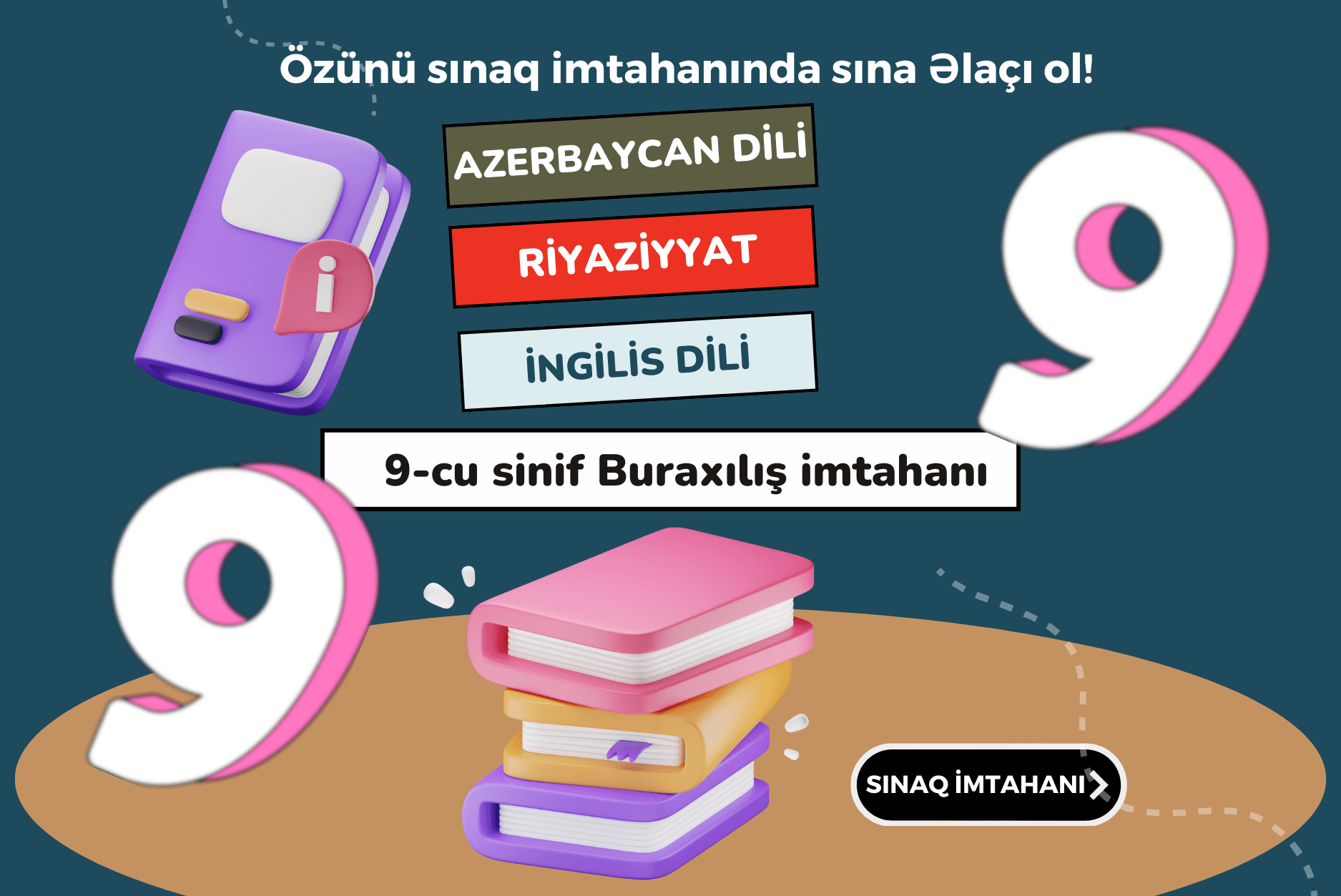 9-cu sinif buraxılış imtahanın ilk sınağı