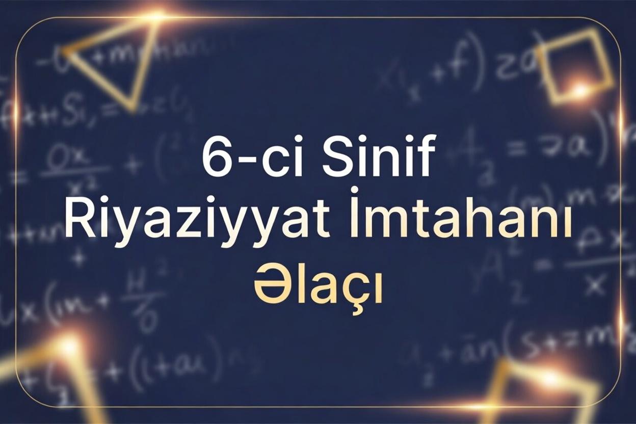 6-cı sinif riyaziyyat 