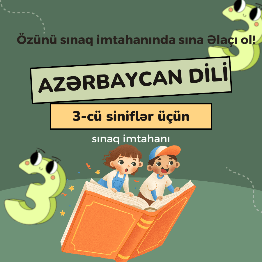 3-cü sinif Azerbaycan dili